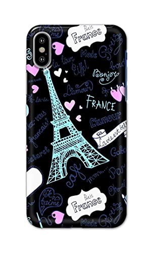 Image of Generic PRINTFIDAA Lovers Famous Place Eiffel Tower in Paris Printed Designer Hard Back Case Cover for Apple iPhone X /iPhone 10 / iPhone Ten /iPhone Xs -(TI) MVN1003