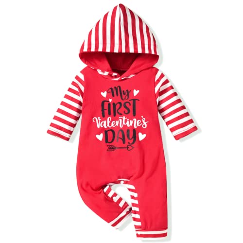 Aalizzwell Newborn Infant Baby Boys Girls Hooded Romper