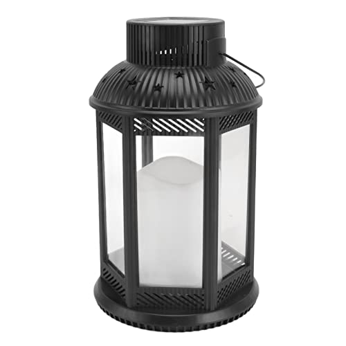 Lanterne décoratif étoile solaire en matériau ABS robuste et étanche pour décoration table