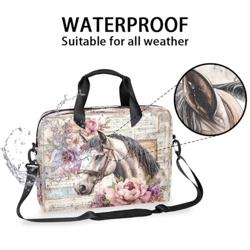 Bolso para portátil de 16 pulgadas con diseño floral miniatura 2