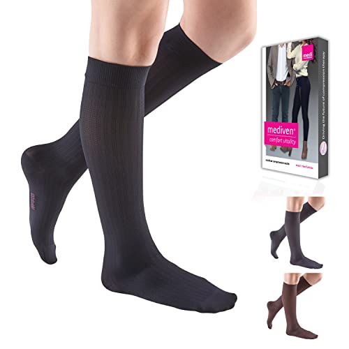 Image of mediven for women vitality, 20-30 mmHg, Calf High Stockings, Closed Toe