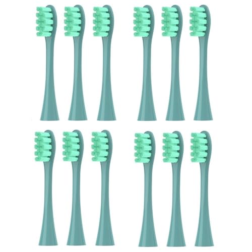 12 Zbg gduVpuVw??bh Oclean X/X PRO/ Z1/ F1/ One/Air 2/ SE uVmYΉ (12  O[)(12pcs Green)