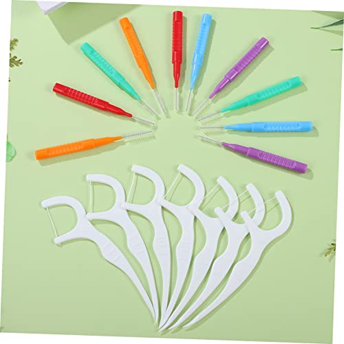 GLEAVI 1000 Peças De Escova De Limpeza De Fio Dental Limpador De Aparelho De Limpeza Interdental Cab