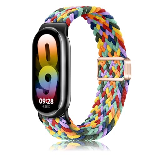 [NicMool] Xiaomi Smart Band 10 / 9 / 8�o���h/Mi Band 10 / 9 / 8 �p ���e���i�C������ ���C�o�b�N�� ���߉\ �_�炩�y�� ����OK �ϋv�� ���K�t�B�b�g �ґg�X�g���b�v �ւ��x���g �V���I�~ ����