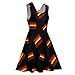 Germany German Flag Novelty Women's Beach Dress Crew Neck A Line Sleeveless Swing Dresses Tank XS