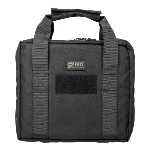 DDT Death Dealer Tactical Viper Double Pistol Case, Color Black