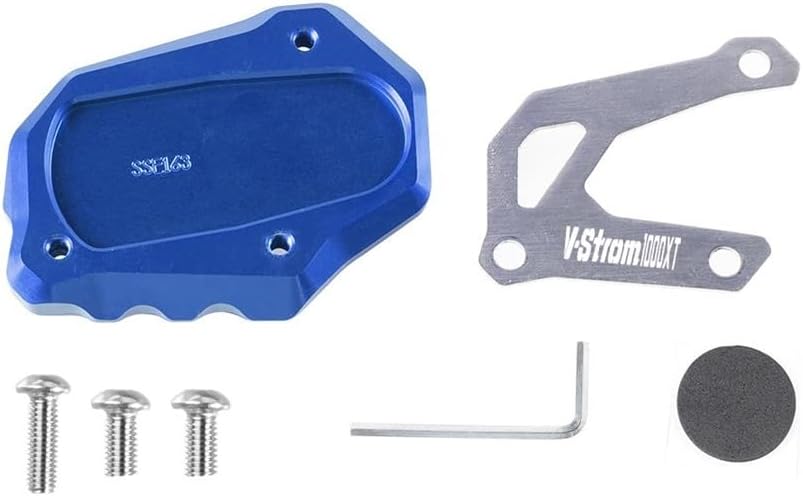 motorcycle Foot Plate Pad For S&uzuki V-Strom 1000XT VStrom 1000 2014-2019 2015 2016 2017 Aluminum Motorcycle Accessories Kickstand Side Stand Enlarger