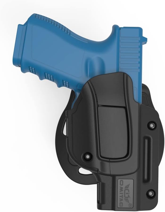 G19 Holster and G19 Magazine Holster OWB IWB for G19 Omitac Holster 9mm Mag Holder (Paddle)
