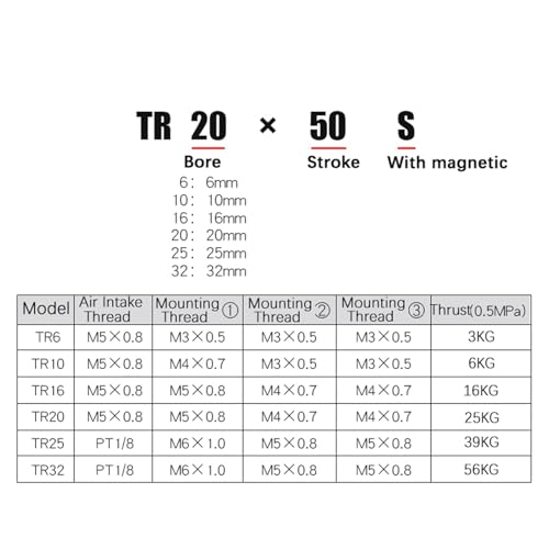 Vérin pneumatique double tige TR pour guidage précis de machine - 7