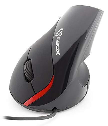 SBOX ICSB-VM921 - Mouse Verticale Ottico Ergonomico USB 1000DPi Nero