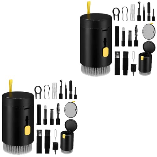 UKCOCO 2ensembles Kit De Nettoyage pour Électroniques De Nettoyage Portable pour Ordinateurs Écouteurs Caméras Et Claviers Pratiques Et Efficaces sans Produit Chimique