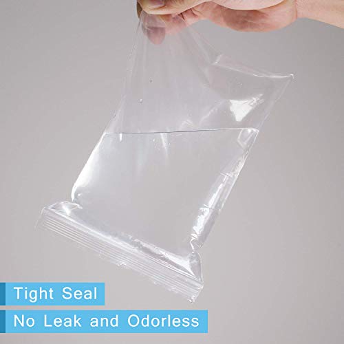 1 x 1 polegada, 2 Mil Clear Plástico Reclosable Zip Poly Bags com Fechadura Fechadura Fechadura Fech
