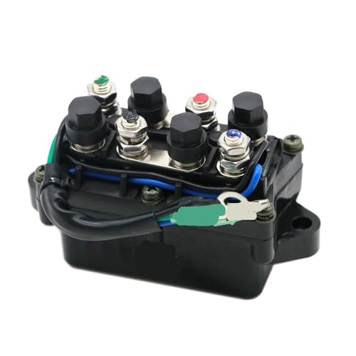 JDSNAEY Boat Engine Trim Tilt 3 Pin for Outboard Motor 30HP 40HP 50HP 60HP Engine 6H1-81950-00 6H1-81950-01