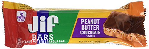 Jif Peanut Butter Chocolate Bars, 1.4 Ounce, 5 Count