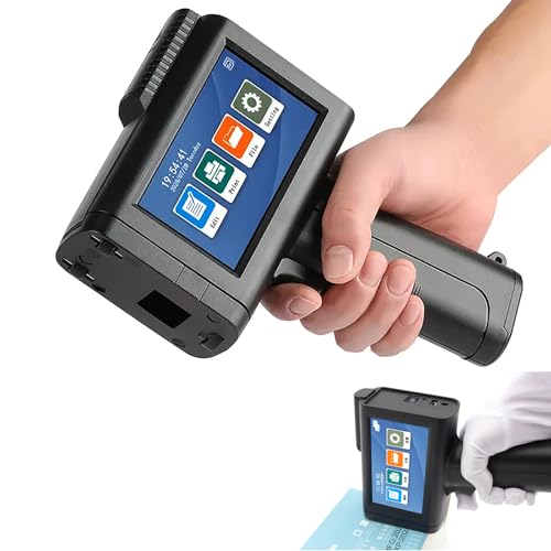 CHANGLKJ Handheld Inkjet Coding Machine, Intelligent Inkjet Printer