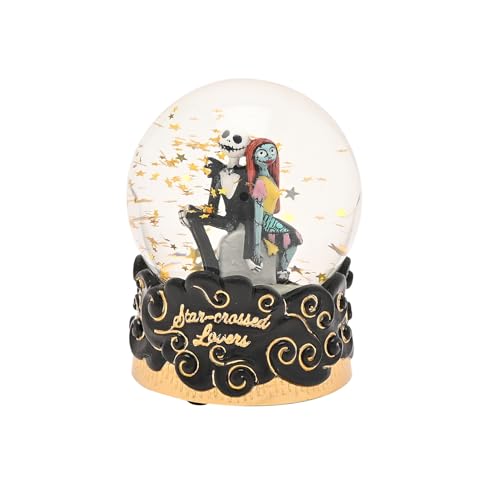 Disney Nightmare Before Christmas Snow Globe Jack Skellington & Sally