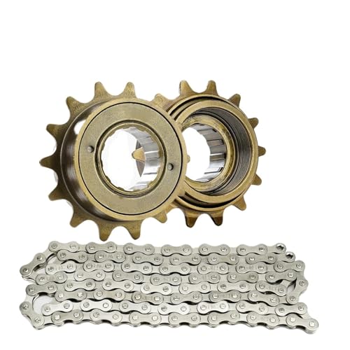 �݊���������܂�14T-18T �V���O���X�s�[�h �t���[�z�C�[�� ���g���b�N �u���e�B�b�V�� �X���b�h BMX �ɑΉ�(14T British chain)