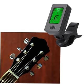 Accordeur de guitare à pince LCD compact – Accordeur électronique numérique facile à lire pour ukulélé guitare électrique basse – Accessoires essentiels - Les Beatles, Paul McCartney, John Lennon, RIngo Starr, George Harrison Accordeur de guitare à pince LCD compact – Accordeur électronique numérique facile à lire pour ukulélé guitare électrique basse – Accessoires essentiels – Image 2