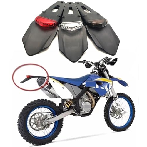 Feu arrière de moto anti-projections avec support de plaque 12V XT660 - 2