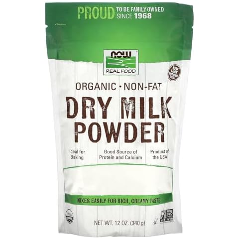 NOW Foods Organic Non-Fat Dry Milk Powder Cover