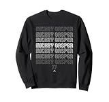 Retro Repeating Text Mickey Gasper Boston Baseball MLBPA Sweatshirt