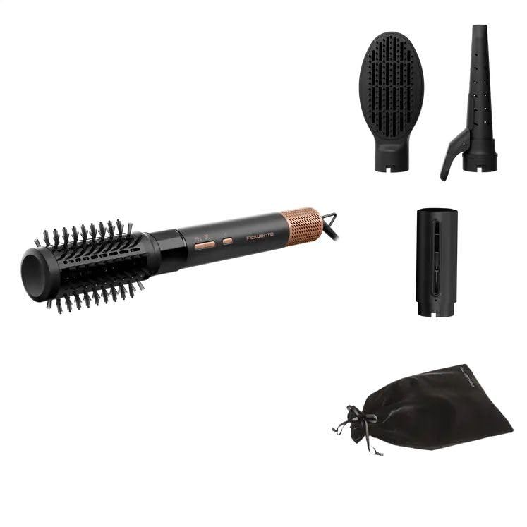 Rowenta Air Shape UB9820 Heißluftbürste für schnelles Trocknen und Stylen mit Ionentechnologie, 3 Geschwindigkeiten/Temperaturen