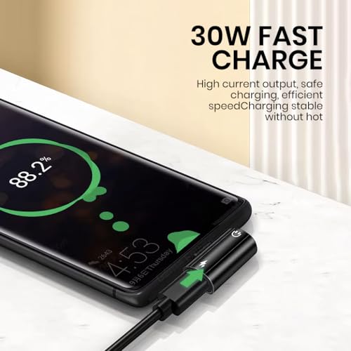 Image of Verilux 2 in 1 Type C to 3.5 mm with PD 60W Type C Connector Charging & 3.5 mm Jack to C Type Connector, Compatible for iPhone 17 /16 /15, Galaxy S25 /S24, MacBook, iPad