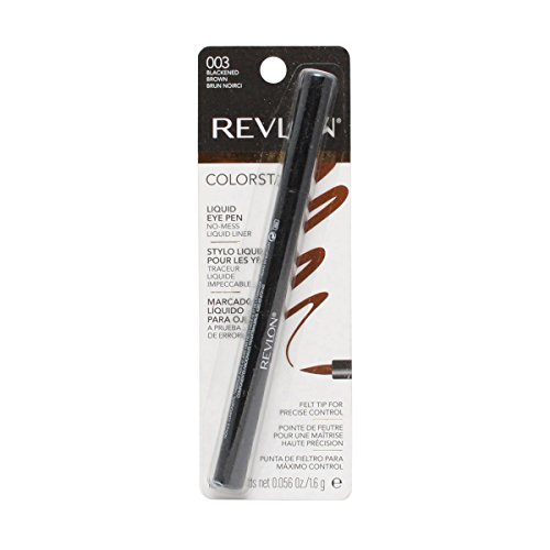Revlon ColorStay Liquid Eye Pen, Blackened Brown [003], 0.05 oz (Pack of 3)
