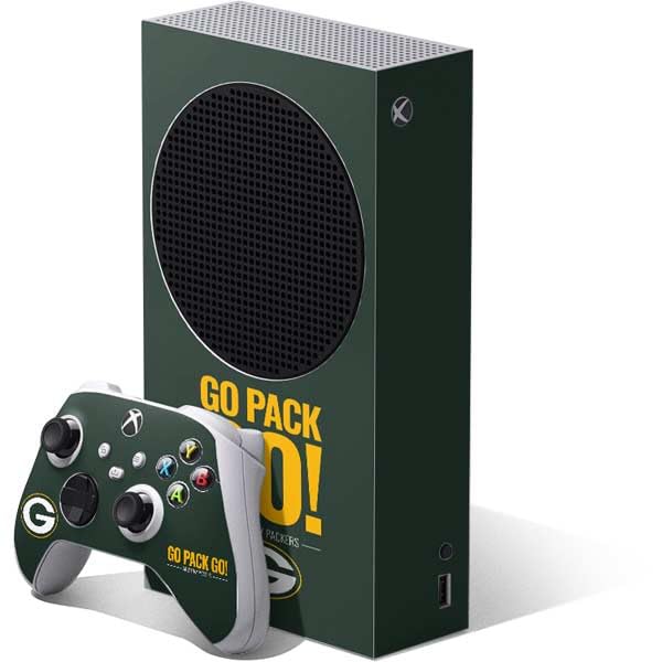 Skinit Decal Gaming Skin Compatible with Xbox Series S Bundle - Officially Licensed NFL Green Bay Packers Team Motto Design