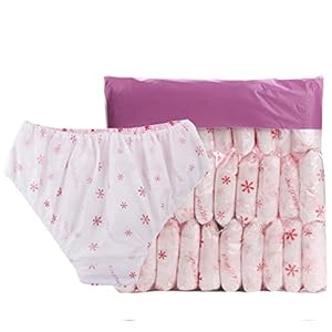 Disposable Underpants. Soft Non Woven Paper Brief Panties Men/Women Free Size Knickers For Hospital Maternity Pregnancy…