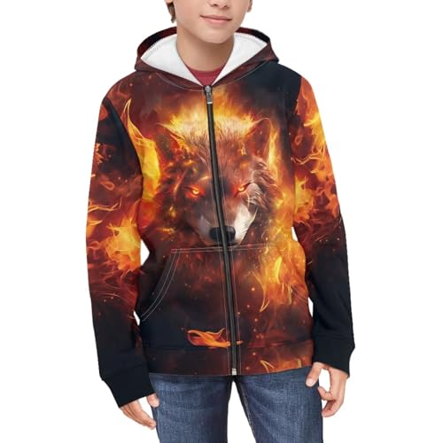 Zip Up Hoodie for Kids Toddler Boys Girl Sweatshirt with Pocket Fall Outfits Jacket3