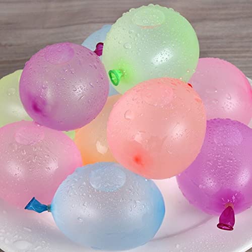 Balões de água multicoloridos – Balões de água ecológicos para jogos de festa na água de verão, balõ