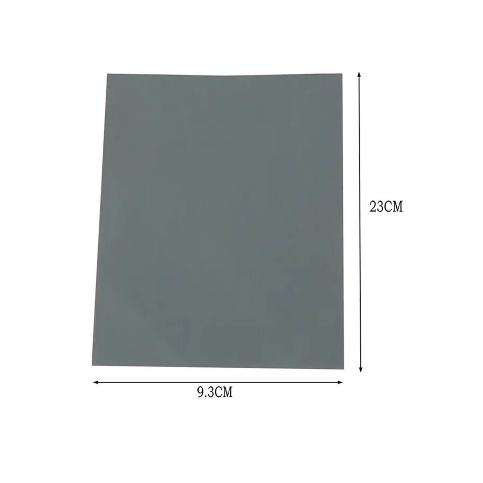 Papel de Lija, Paquete 5 Hojas Papel al Agua, Grano Suave 2000, 2500, 3000, 5000 y 7000, for Uso en seco húmedo, 23 x 9,3 cm