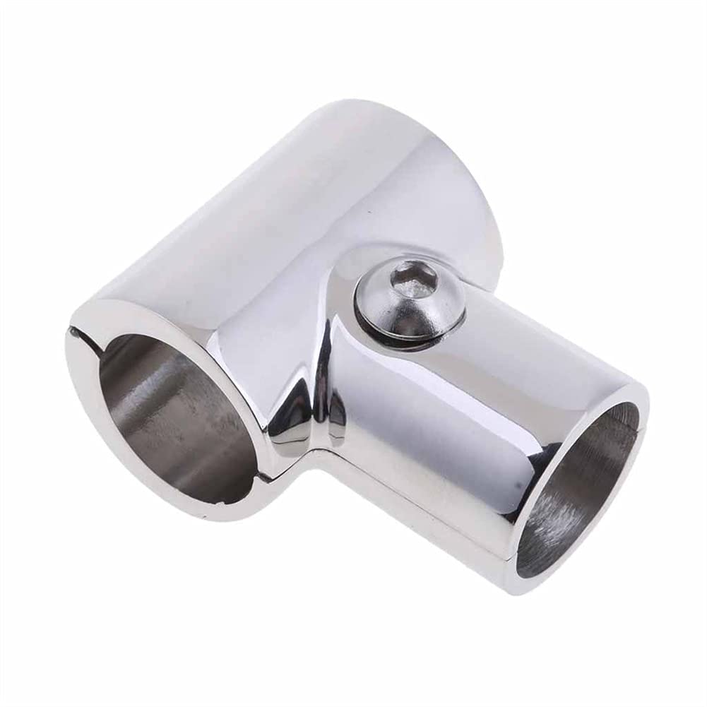 Charnière de porte bateau marine inox 316 raccord de rail tube 25mm 90 degrés