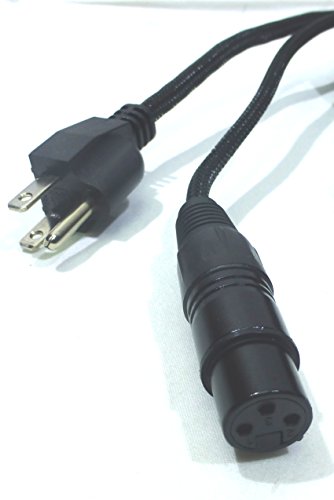 Lase 15 Ft / 4.54M Siamese Cable Ac Power & Xlr Audio Cable For Power Speakers #TOP1