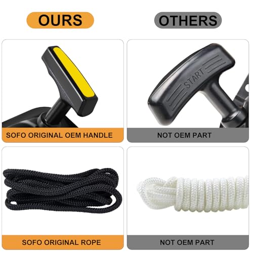 Image of Original Pull Start Assembly for Champion 389cc 420cc 439cc 459cc 5000 6500 7000 7500 8000 9200 Watt 11hp 13hp Engine CPE Generator Water Pump Pressure Washer Recoil Starter Pull Cord Replacement