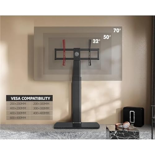 Support TV pivotant au sol SCRUBY pour orienter votre écran et éviter les reflets
