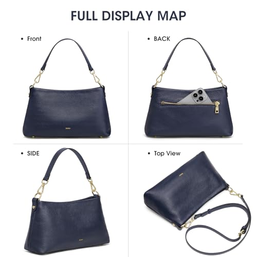Bolso cruzado de cuero auténtico Kattee para mujer miniatura 7
