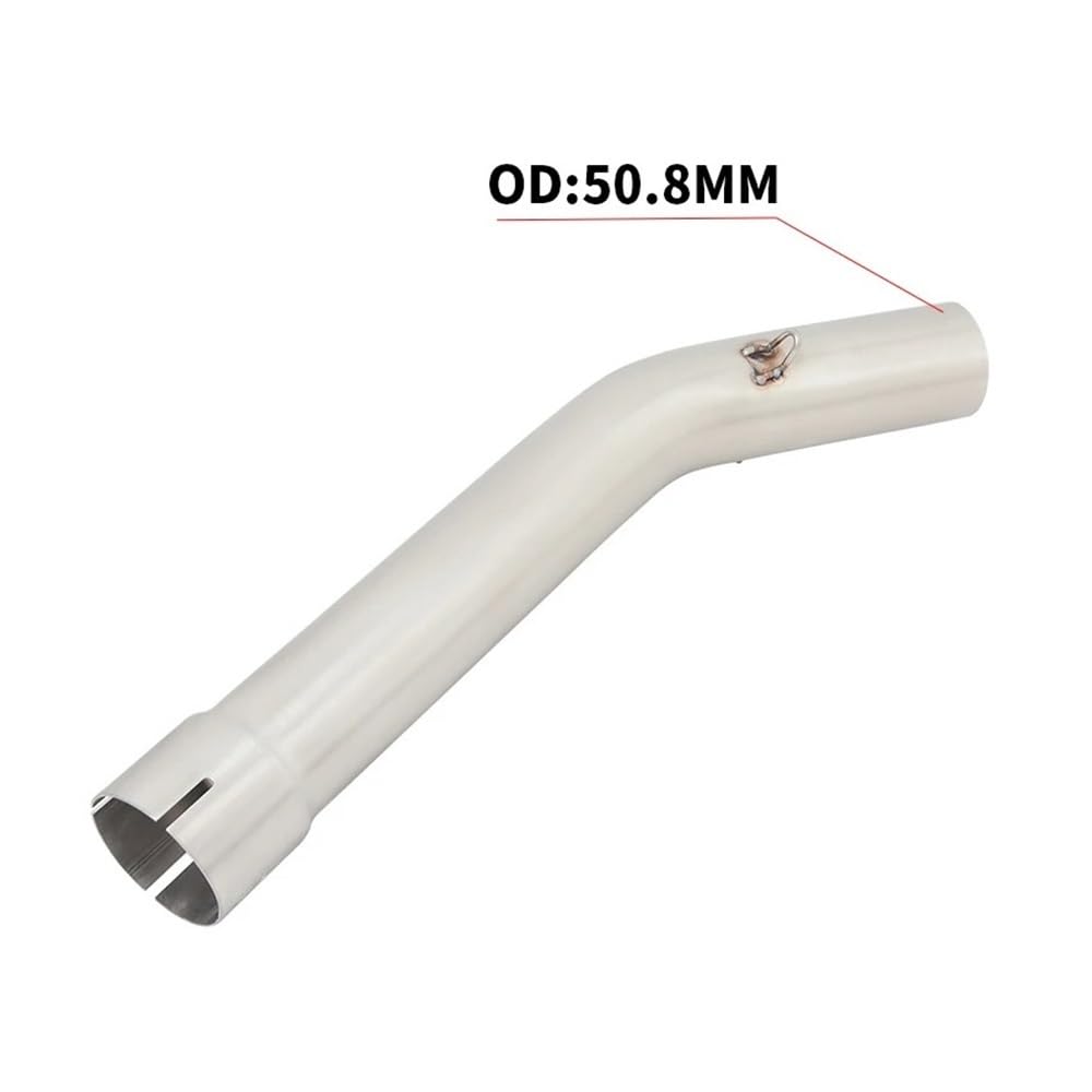 Deflectores Calor Escape para Y&amaha YZF R6 YZF-R6 1998-2005 Silenciador De Tubo De Conexión Medio Modificado De Escape De Motocicleta