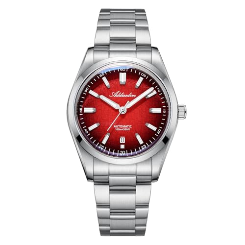 Image of ADDIESDIVE Mens Watch Automatic NH35 /8215 200M Luminous Easy to Read Dial Wrist Watch Minimalist Fashion Simple Watch Analog Date with Leather Strap and Bracelet