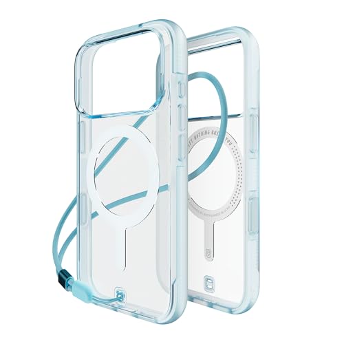 BodyGuardz Ace Pro Compatible with iPhone 17 Pro Case - Shockproof Cover with 18FT Drop Tested - Compatible with MagSafe - Wireless Charging - Responsive Buttons (Sky Blue)