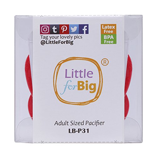 Image of LittleForBig BigShield Generation-I Pacifier Red