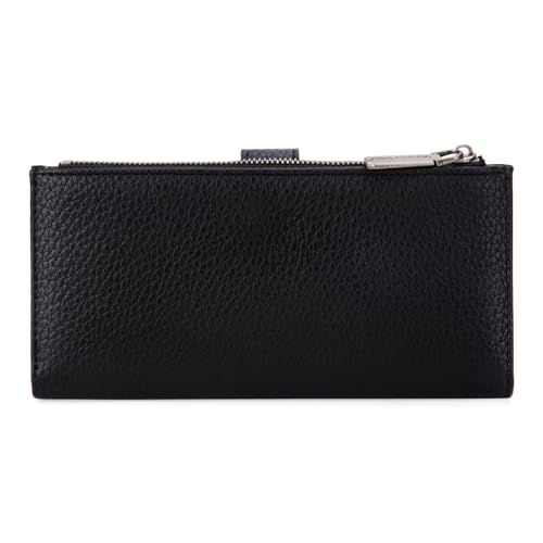 Image of Montana West Wallet Women RFID Blocking Wallets, Card Cases & Money Organizers Wallets with Zipper Coin Pocket, 3 Black, 7.7 x 4 x 1 inches, Vintage