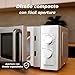 Imagen de Microondas en color acero inoxidable de 20L y 700W y 5-6 niveles de potencia Sin