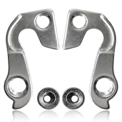 Compatibilità universale: Questo set di forcellini cambio è adatto a diversi tipi di biciclette come mountain bike, bici da corsa e trekking. Ideale come ricambio per il meccanismo della ruota posteriore, garantisce una soluzione affidabile per vari modelli e assicura una funzionalità ottimale