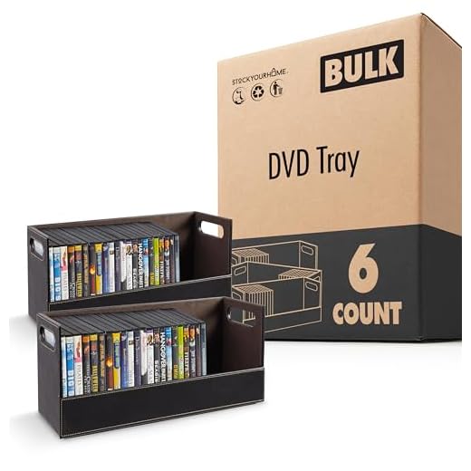 Stylish DVD Storage Organizers, Faux Leather