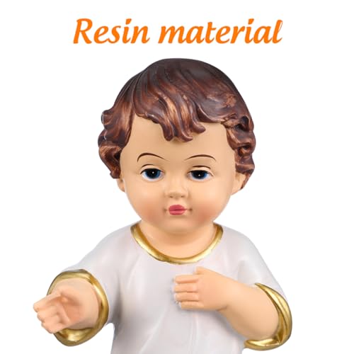 Figuras religiosas niño Jesús en resina 4 piezas miniatura 7