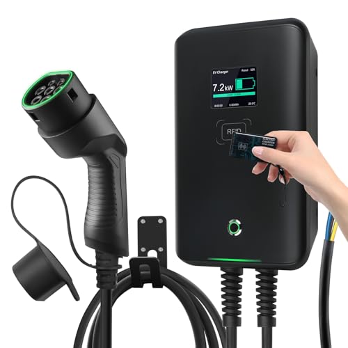 astoneves 32A Wallbox EV 7kW monofase Stazione di Ricarica per Auto elettriche (7KW-Mode C-RFID)