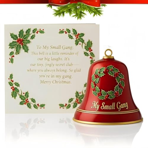 Qalvixa Campana De La Amistad Navideña - Celebra A Tu Pequeño Grupo De Amigos,...
