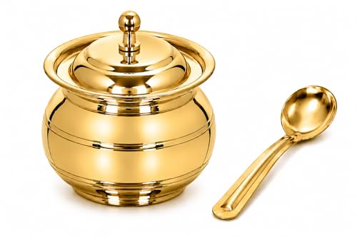 KC Golden Antique Brass Ghee Pot